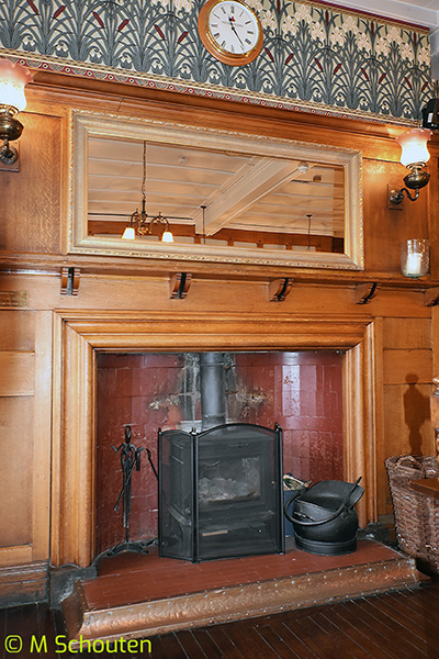 Fireplace in Saloon Bar.  by Michael Schouten. Published on 